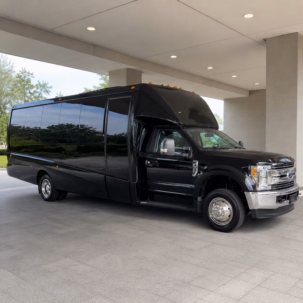 Passenger seating aboard a party bus rental serving Henderson