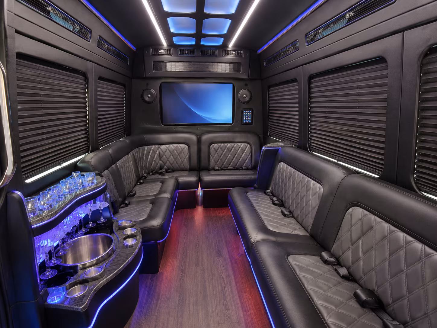 Henderson Airport Shuttle & Transportation party bus exterior