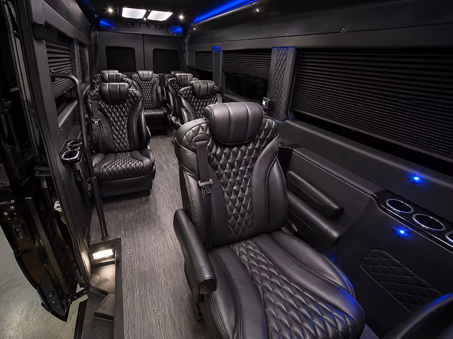 Henderson Airport Shuttle & Transportation party bus interior