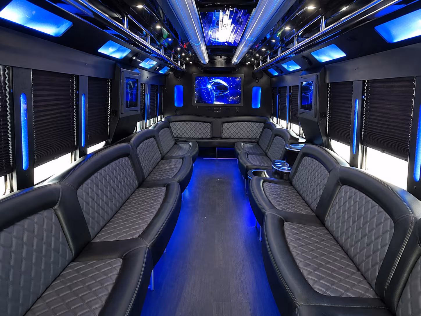 Henderson Bachelor & Bachelorette Transportation party bus exterior