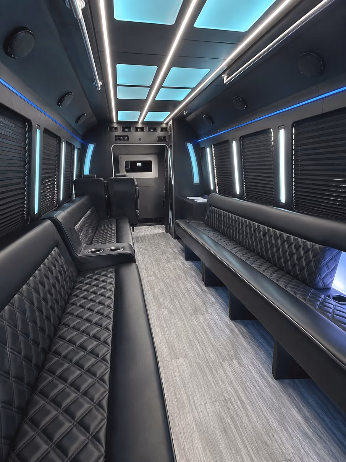 Henderson Bachelor & Bachelorette Transportation party bus interior