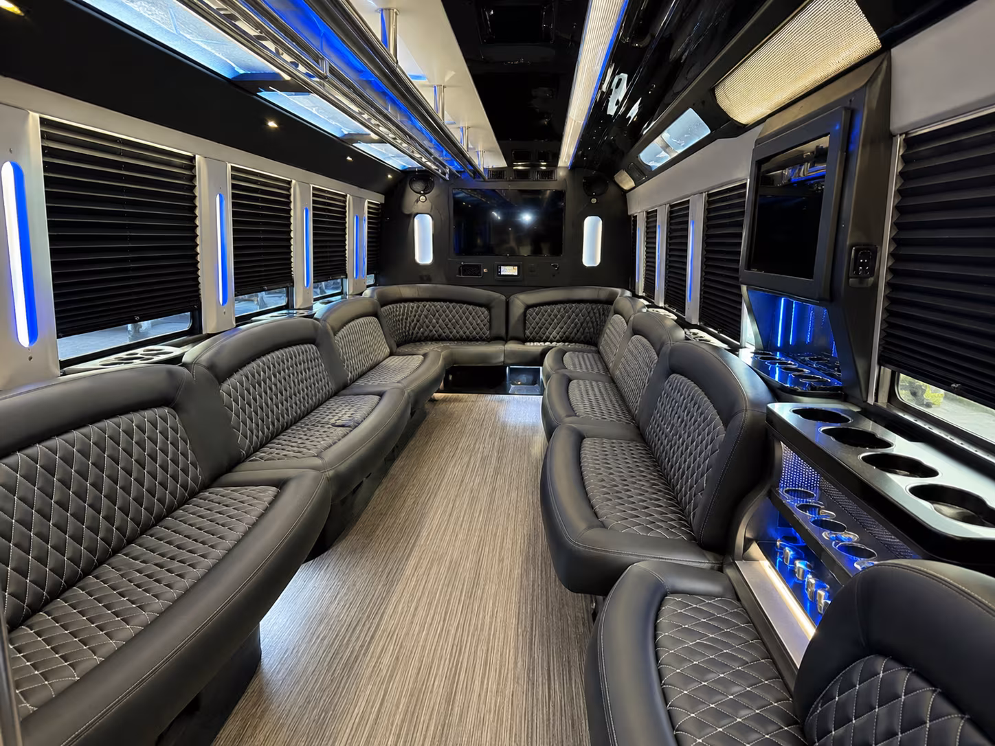 Henderson Birthday, Sweet 16, & Quinceañera Transportation party bus exterior