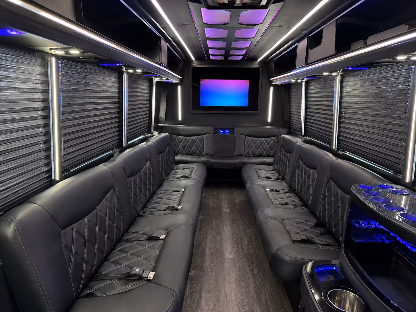 Henderson Birthday, Sweet 16, & Quinceañera Transportation onboard seating