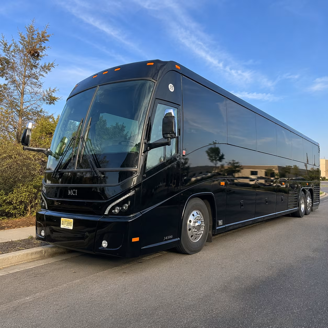 Henderson Corporate Transportation party bus exterior
