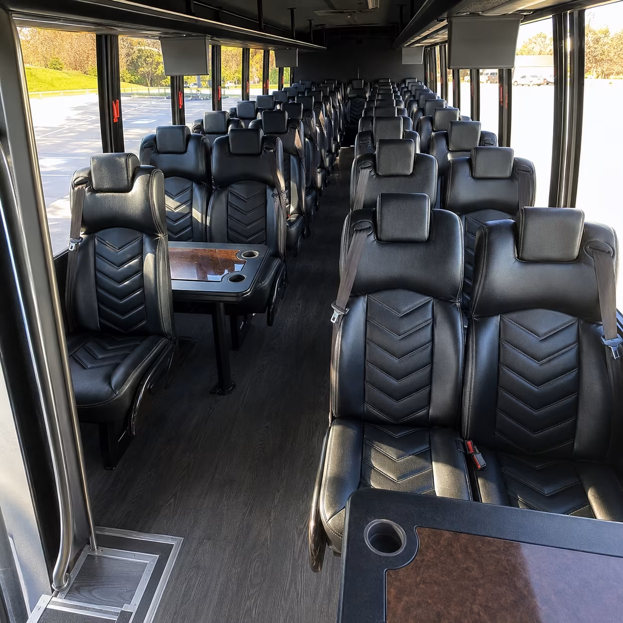 Henderson Corporate Transportation party bus interior