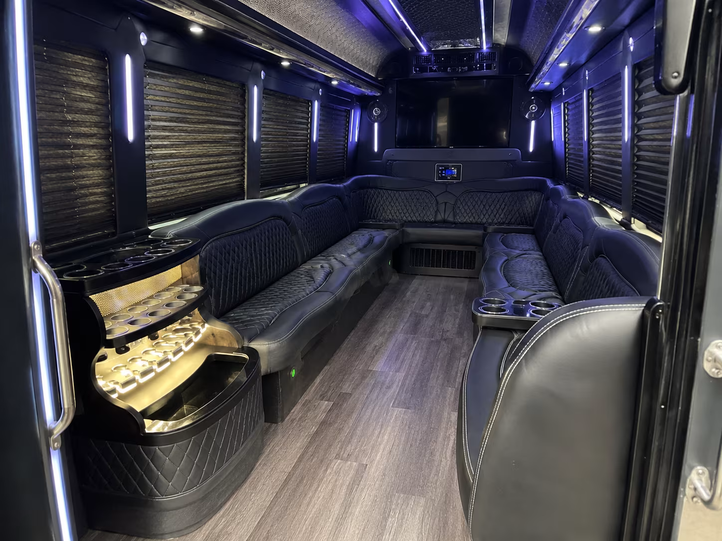 Henderson Private Event Transportation party bus exterior