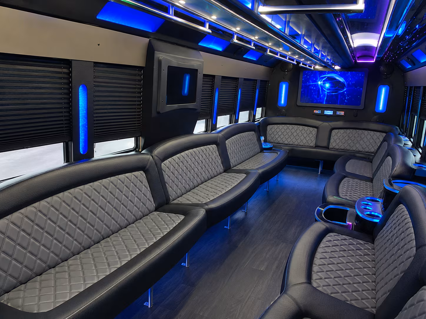 Henderson Prom & Homecoming Transportation party bus exterior