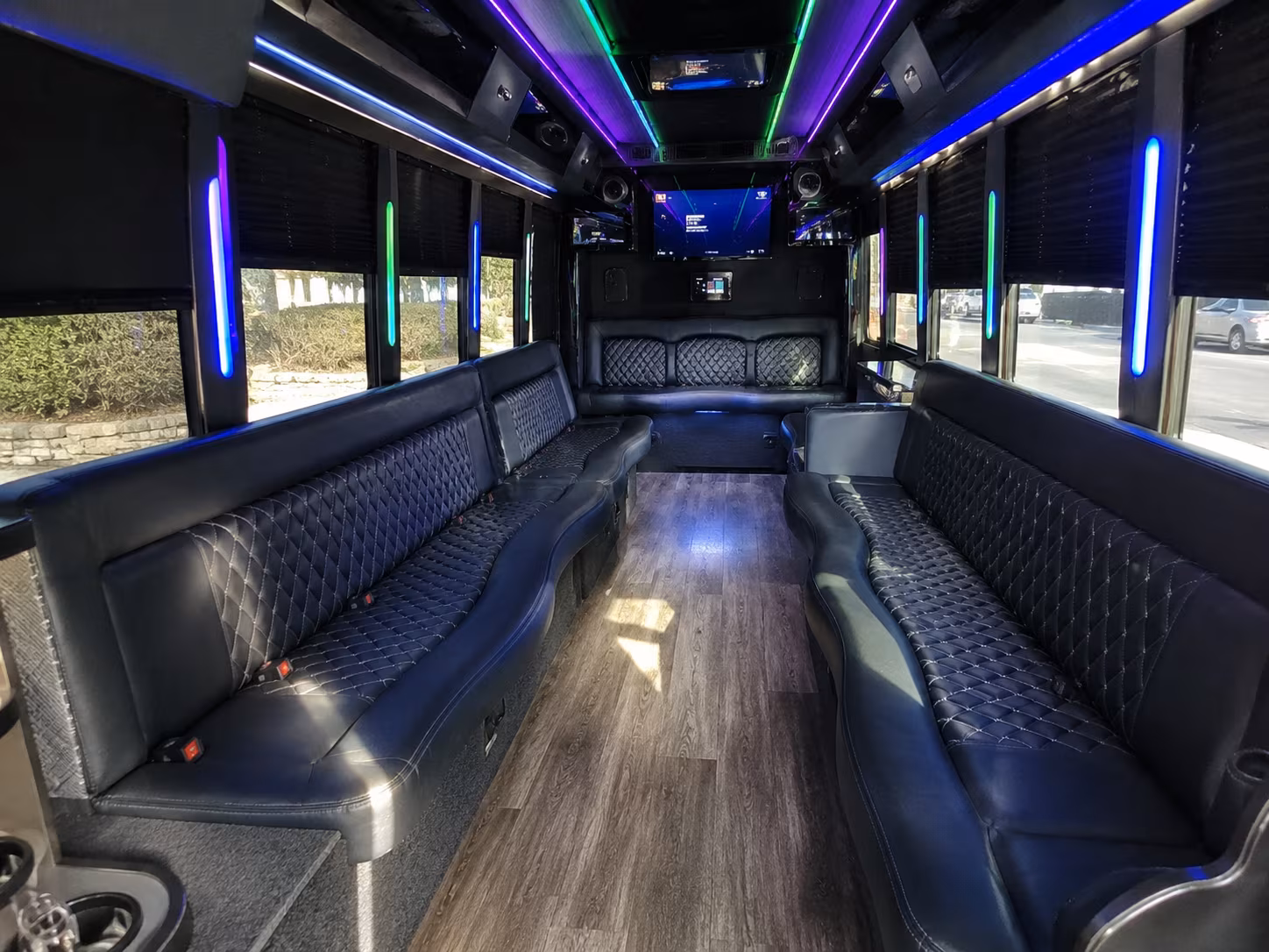 Henderson Prom & Homecoming Transportation party bus exterior