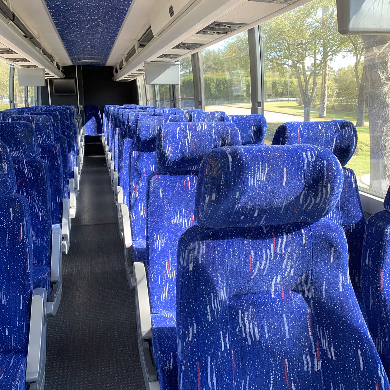 Henderson School Event Transportation party bus exterior