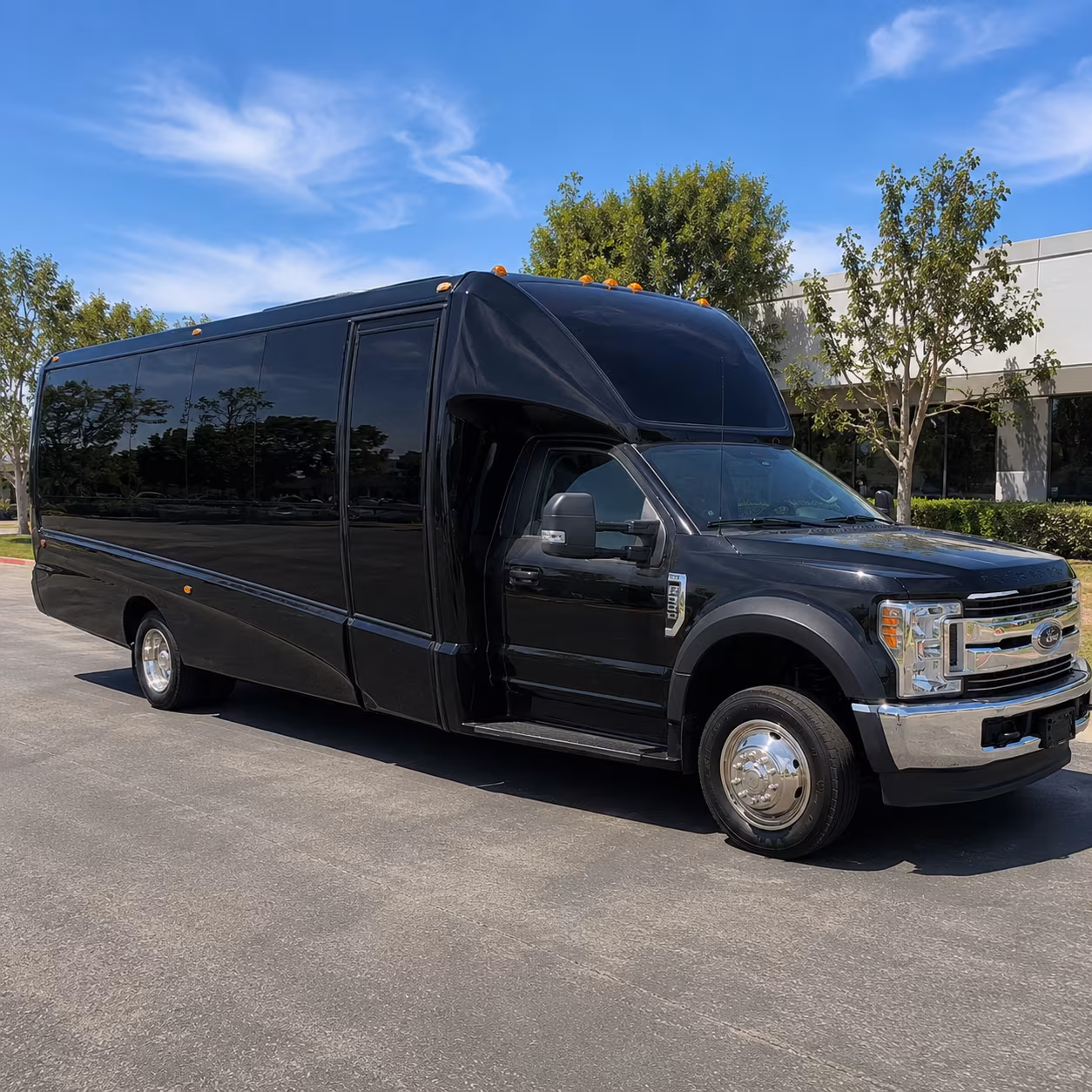 Interior of a party bus rental serving Henderson