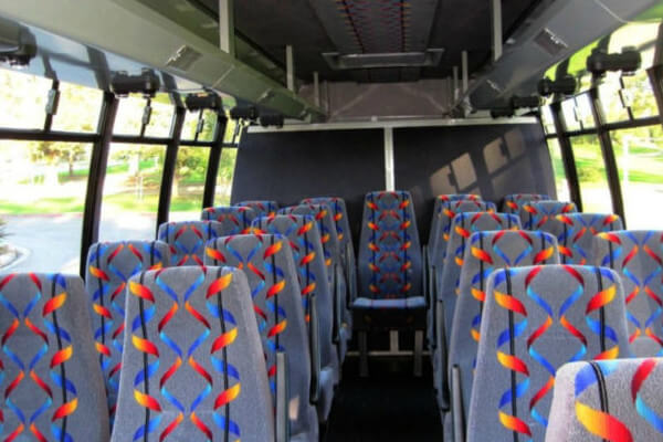 aliante 18 passenger mini bus interior