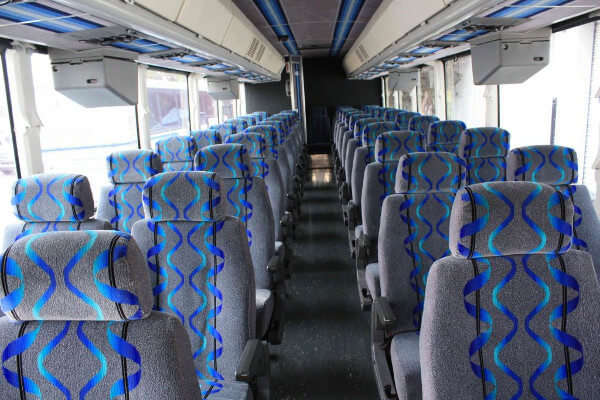 aliante 20 passenger shuttle bus interior