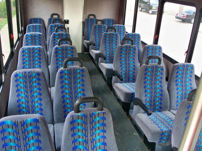 St. George 25 Passenger Mini Bus Interior