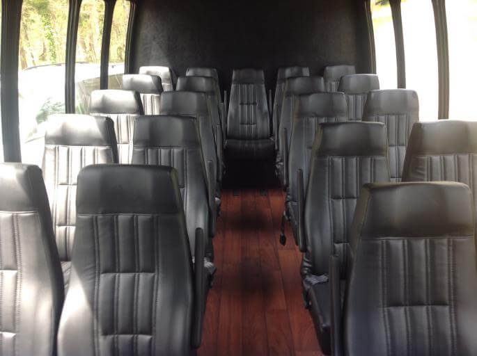 Fresno 30 Passenger Shuttle Bus Interior