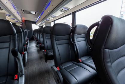 Inglewood 45 Passenger Mini Coach Interior