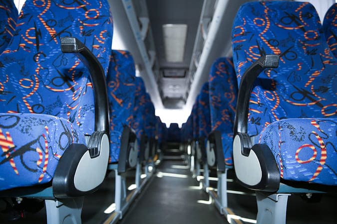 Santa Clarita 47-56 Passenger Charter Buses Interior